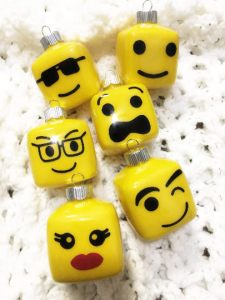 Lego Faces 225x300 - Lego Ornaments
