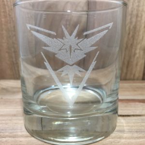 IMG 2984 300x300 - Custom Engraved Team Instinct Pokémon Whiskey Glass
